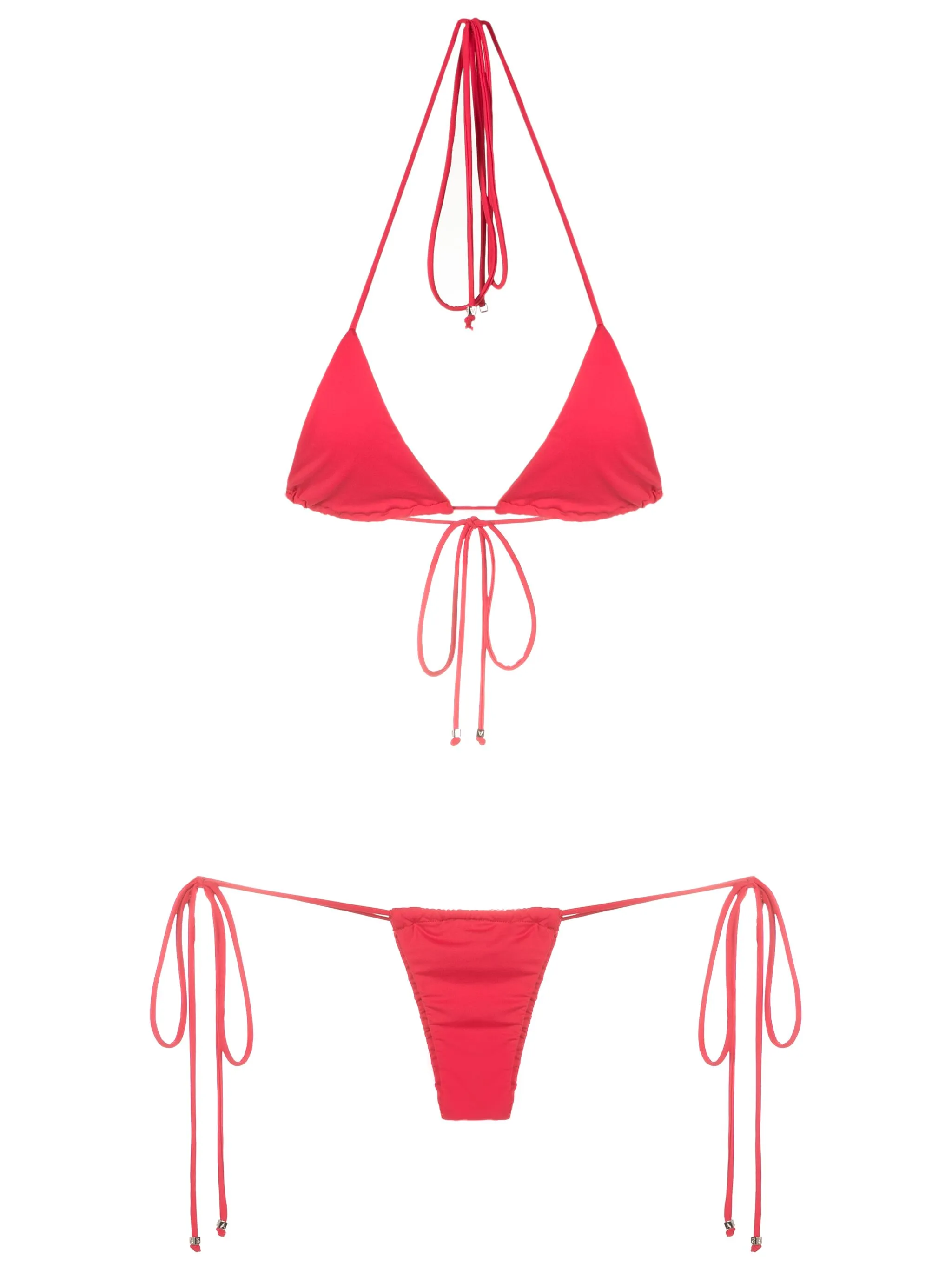

Бикини с вырезом-халтер Amir Slama, красный