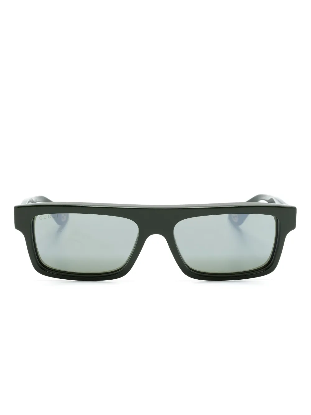 

Солнцезащитные очки в прямоугольной оправе с логотипом Gucci Eyewear, зеленый