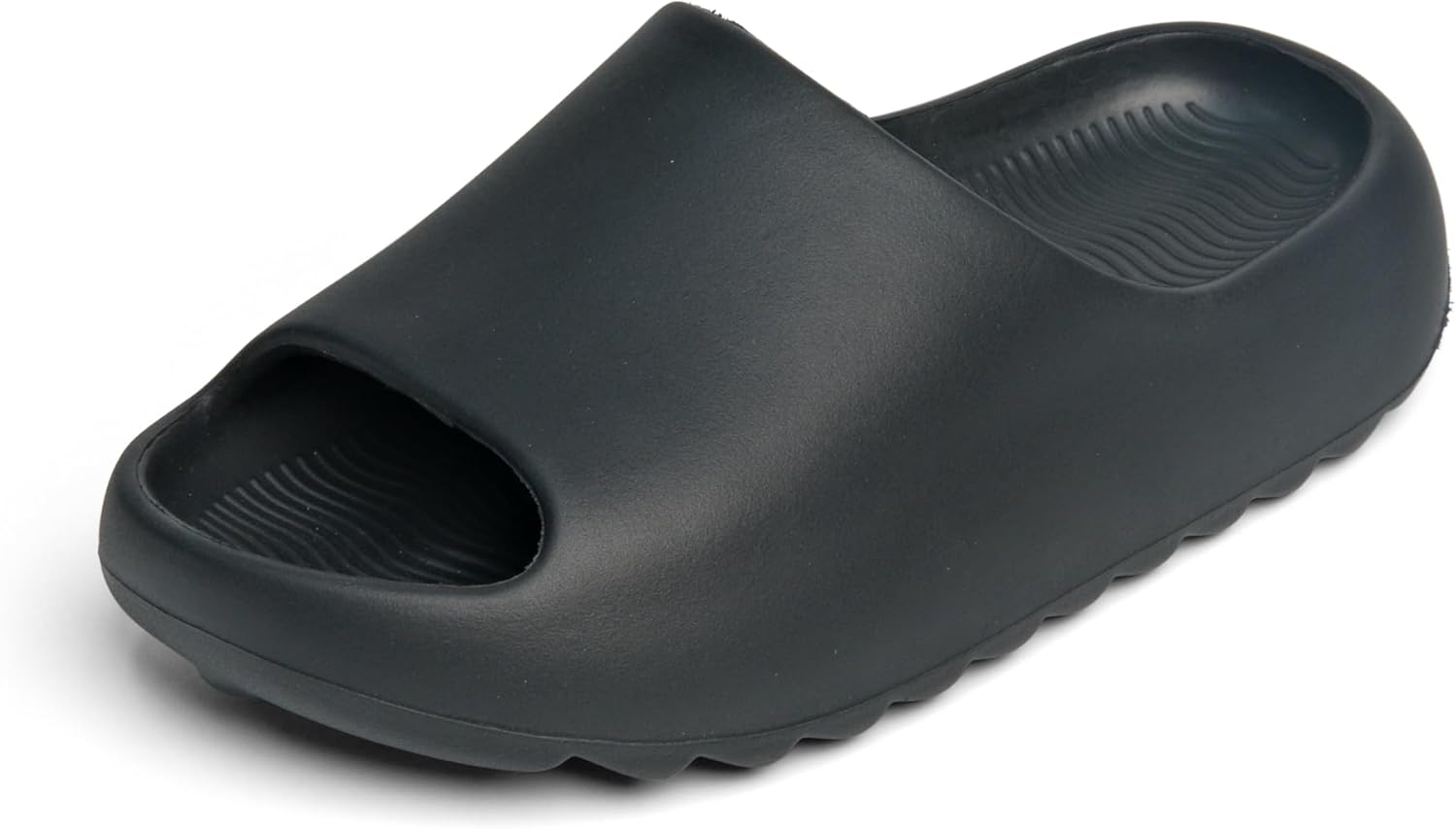 

Шлепанцы Cloud Slides для женщин, мужчин и детей, мальчиков и девочек, тапочки для душа, сандалии для ванной комнаты и бассейна, удобные нескользящие мягкие водонепроницаемые тапочки для душа Psrocs, черный