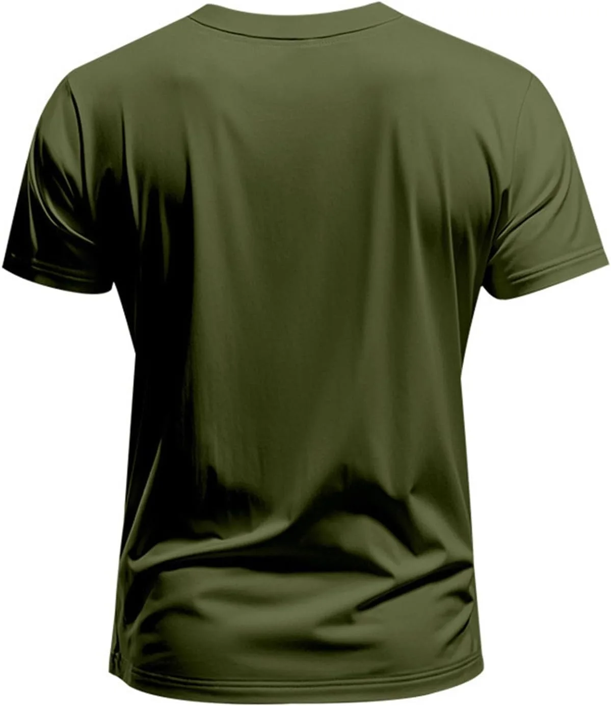 Футболка с V-образным вырезом для мужчин Casual, короткий рукав, Slim Fit — фото 4