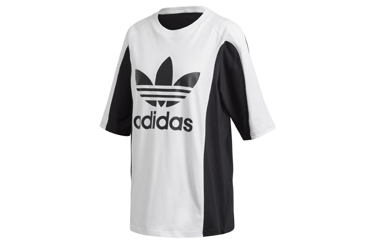 

Adidas Originals Футболка женская черно-белая