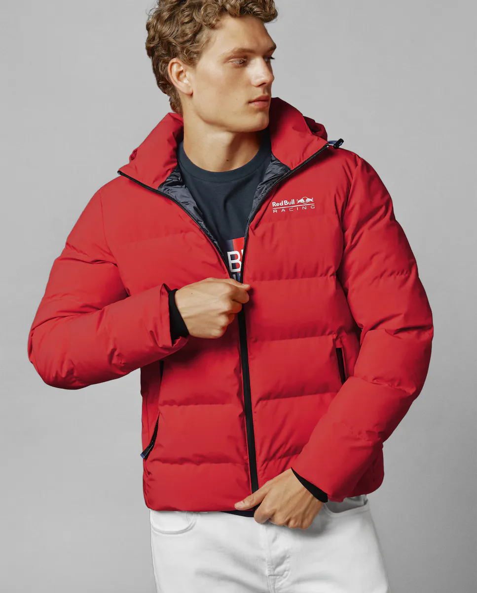 

Утепленный пуховик унисекс с регулируемым капюшоном Pepe Jeans, красный