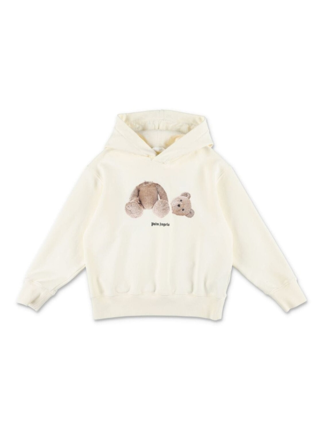 

Palm Angels Kids толстовка с капюшоном «Медведь», нейтральный цвет