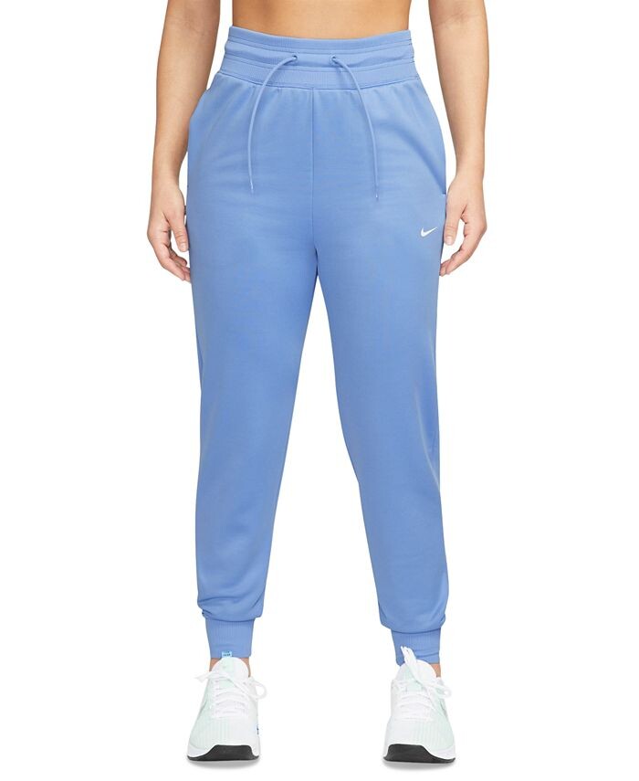 

Женские брюки-джоггеры Therma-FIT One с высокой талией 7/8 Nike, синий