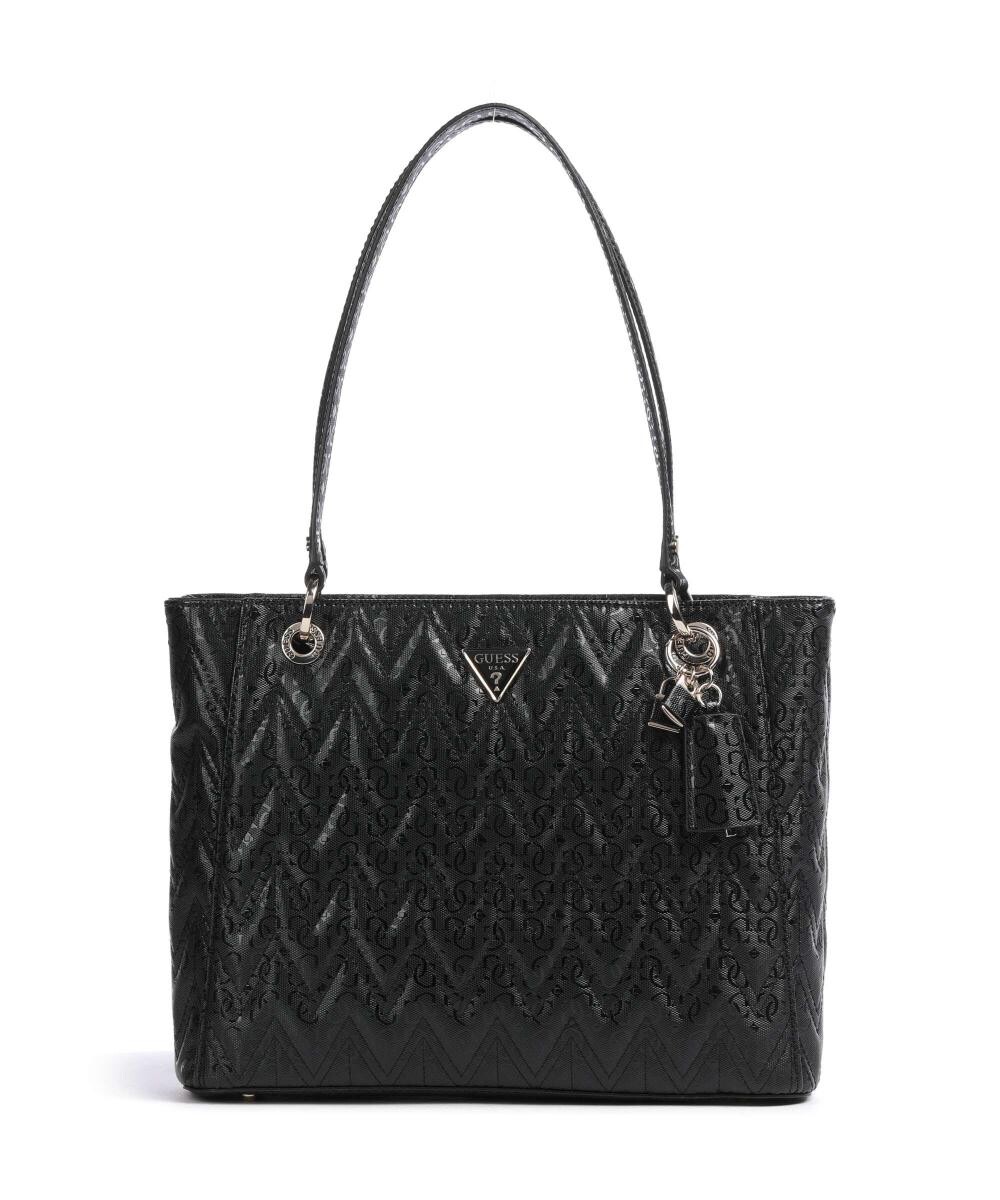 

Шоппер adelard из искусственной кожи Guess, черный