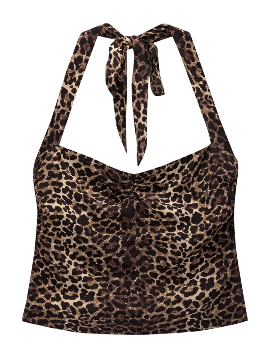 

Топ Pull&Bear Top, коричневый