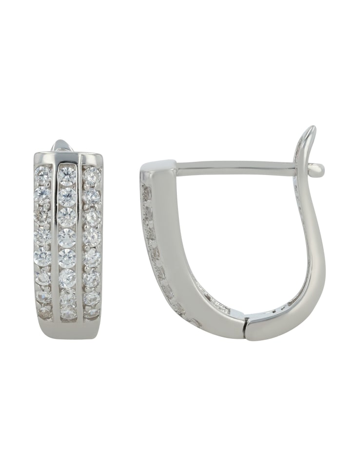 

Adeliás Женские серьги - серьги-кольца на шарнирах из серебра 925 пробы