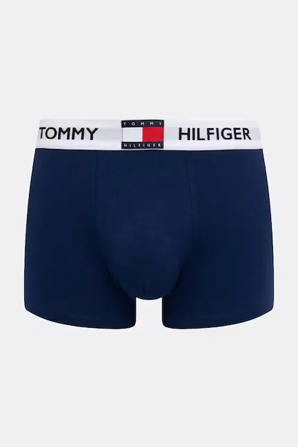 Боксеры хлопковые с эластаном 3 шт Tommy Hilfiger, синий — фото 3