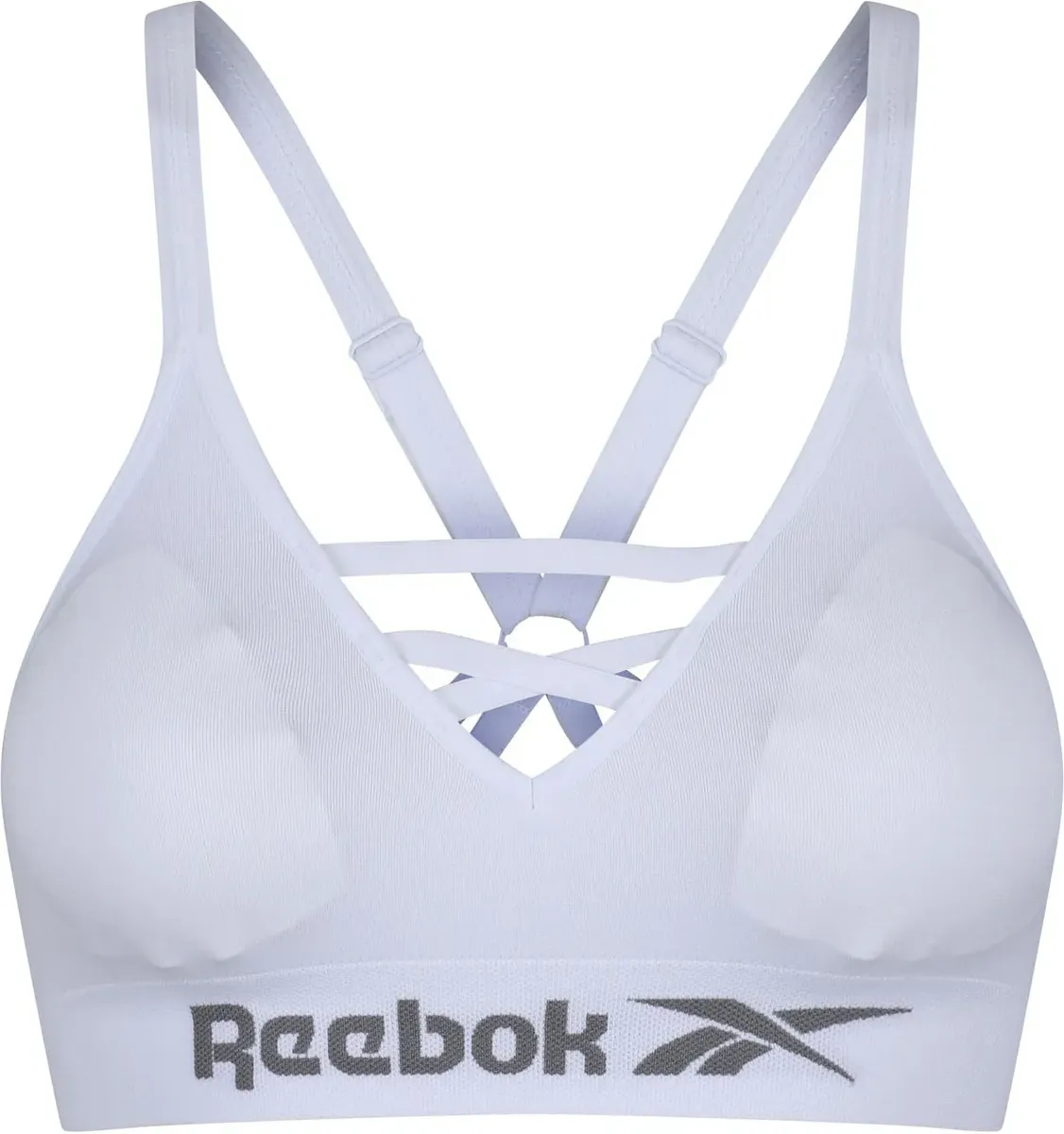 

Бюстгальтер Reebok "Марина" со съемной подкладкой, бесшовный, белый