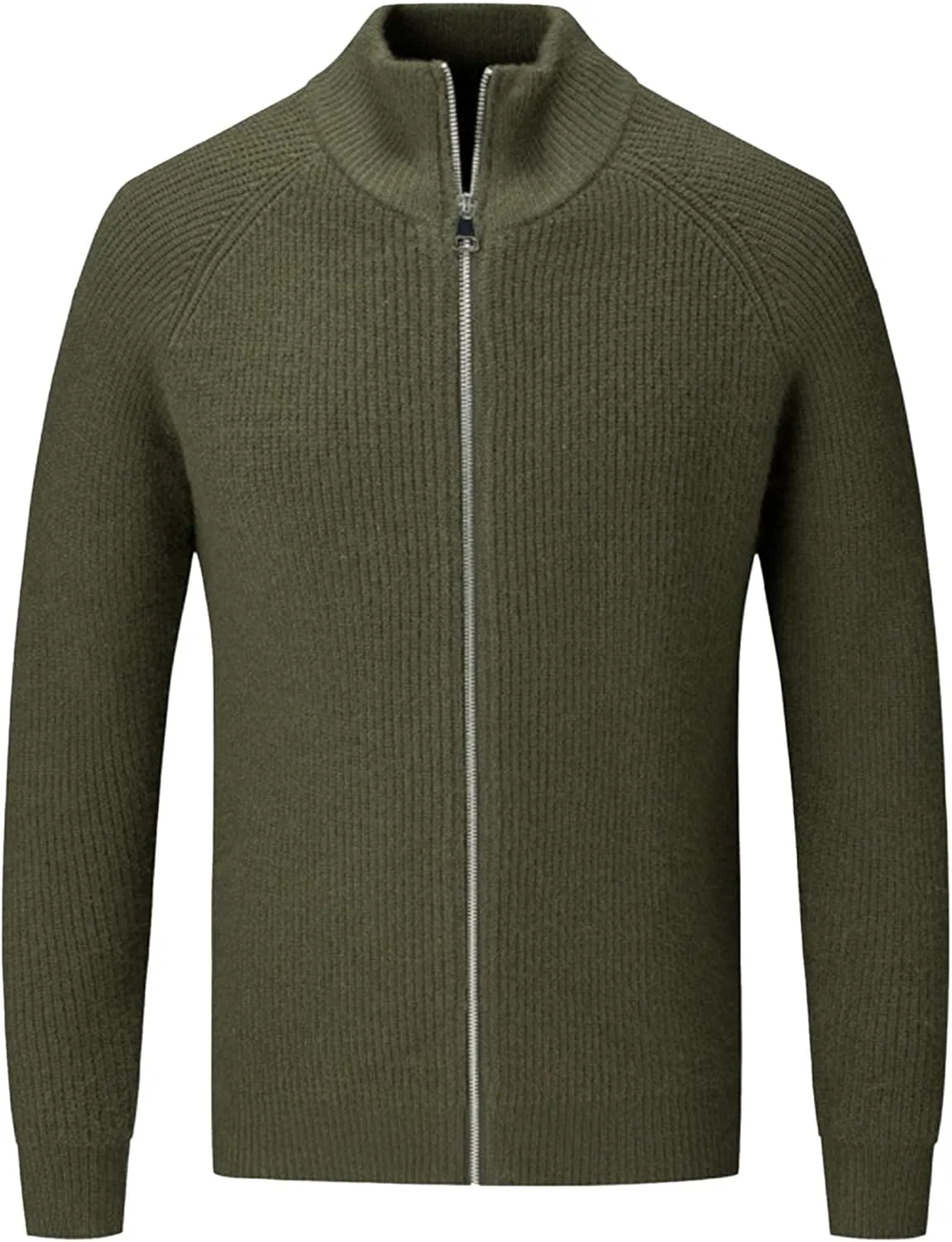 

Мужской классический свитер кардикан с молнией