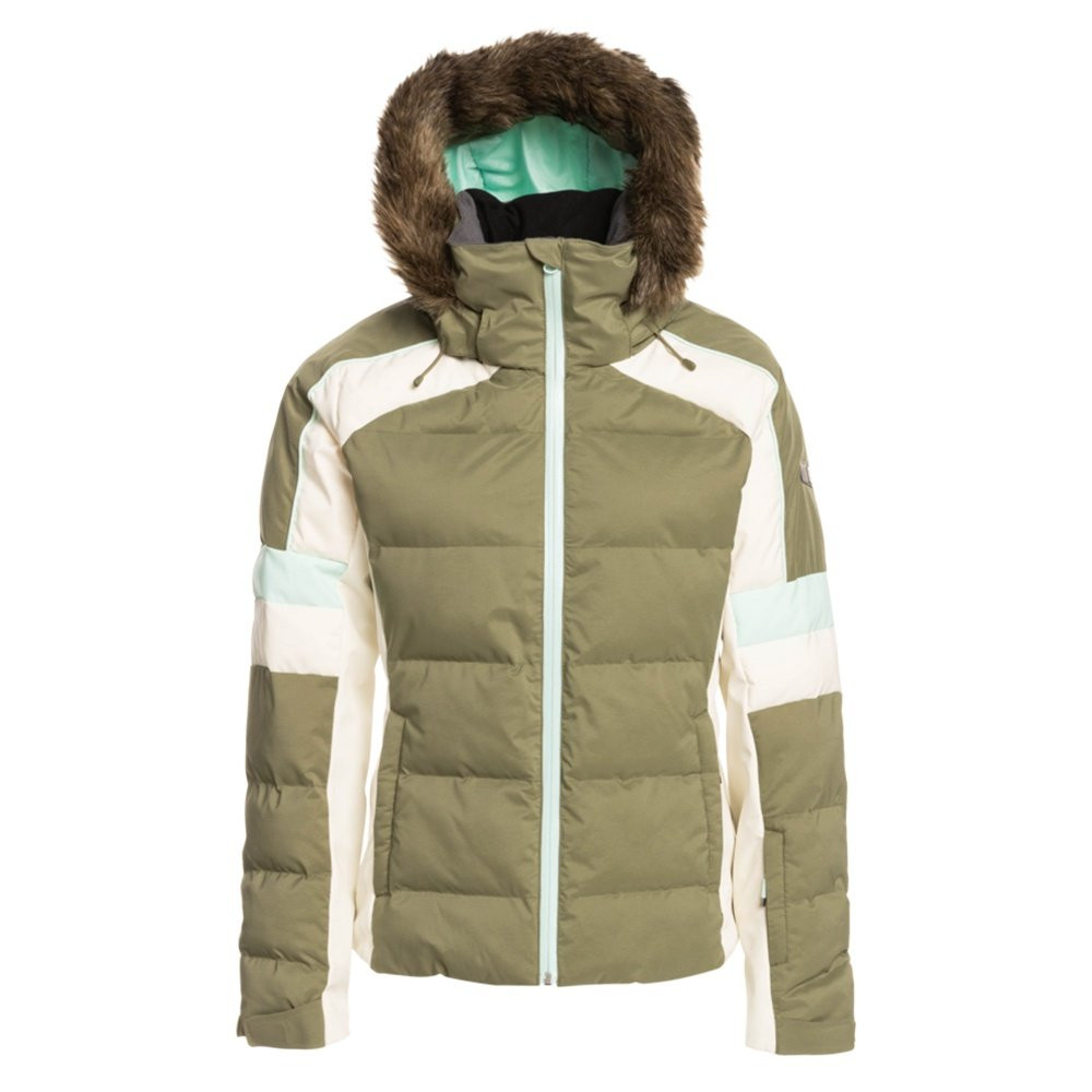 

Женская утепленная сноубордическая куртка Roxy Snowblizzard, Deep Lichen Green