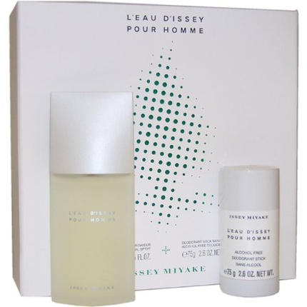 

Набор для мужчин L'eau D'issey By Issey Miyake — спрей EDT 2,5 унции и дезодорант-карандаш без спирта 2,6 унции