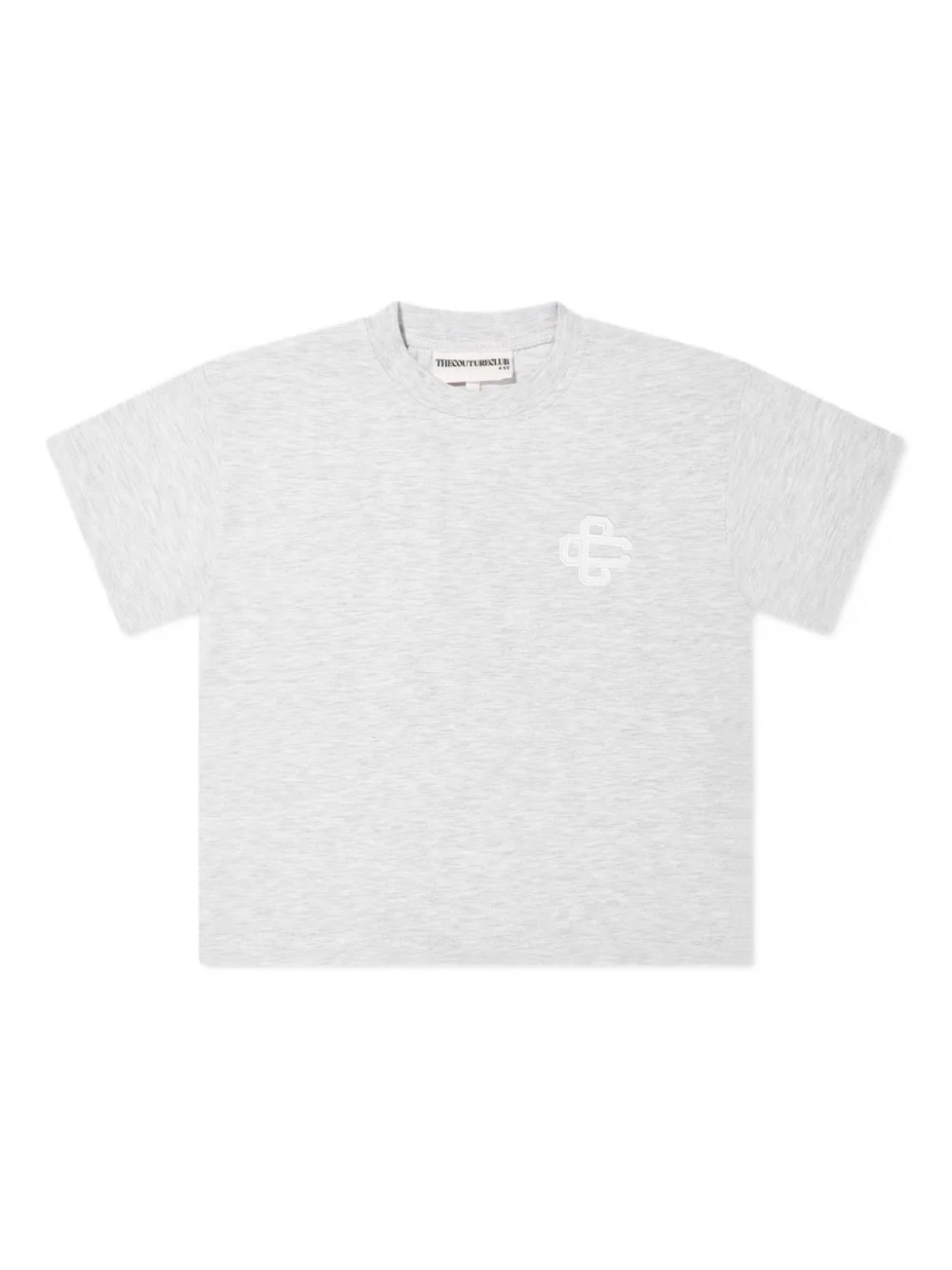 

Футболка с вышитым логотипом THE COUTURE CLUB KIDS, серый