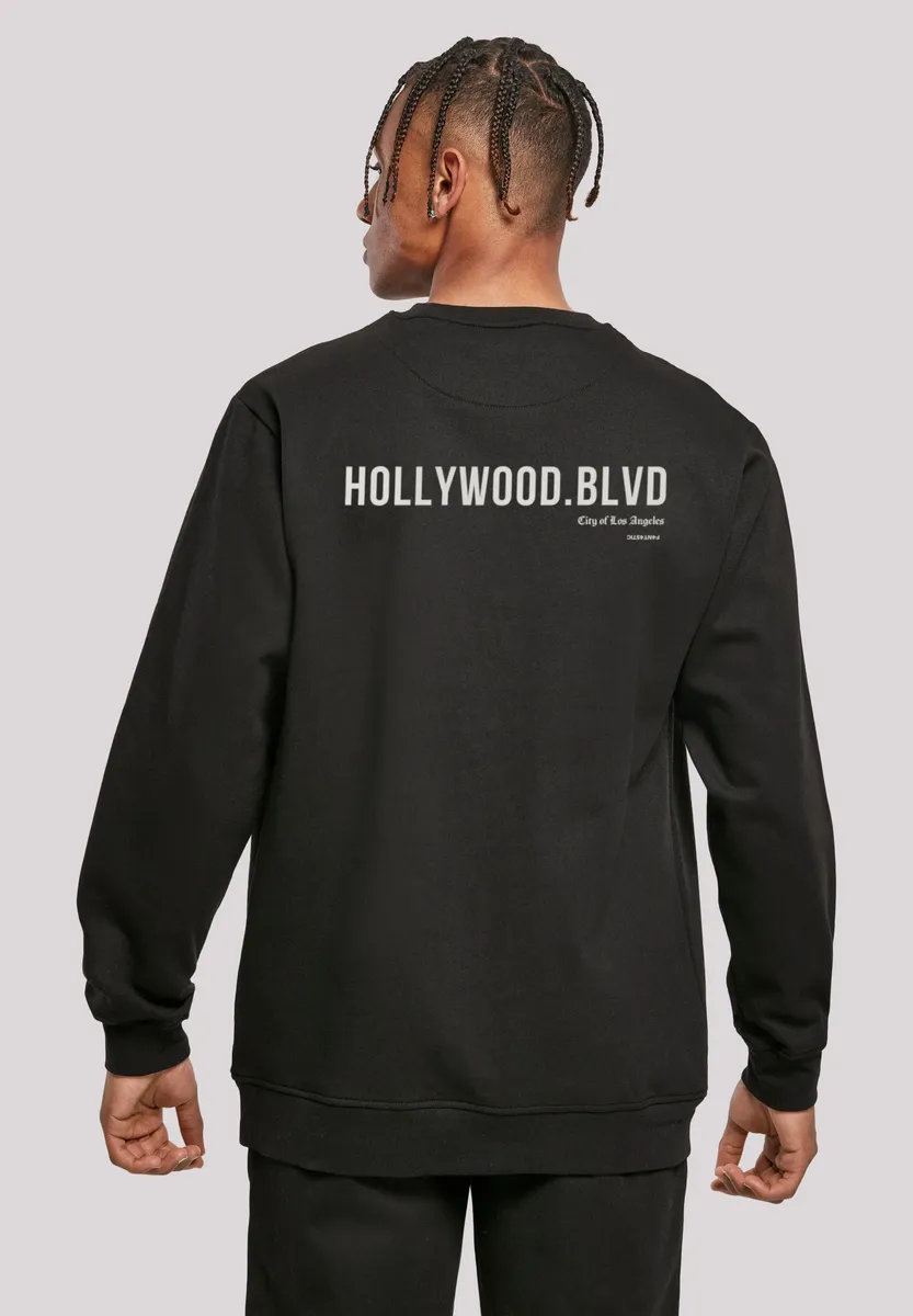 

Толстовка F4NT4STIC "Hollywood blvd CREW", принт, черный