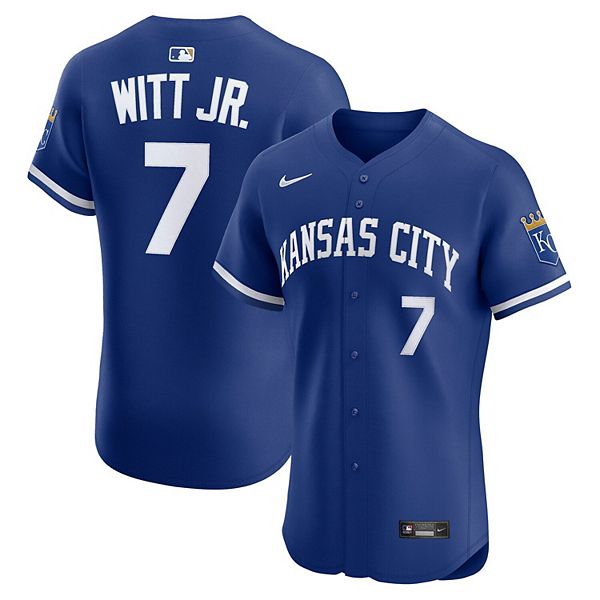 

Мужская футболка Bobby Witt Jr Kansas City Royals Alternate 2 Elite Nike