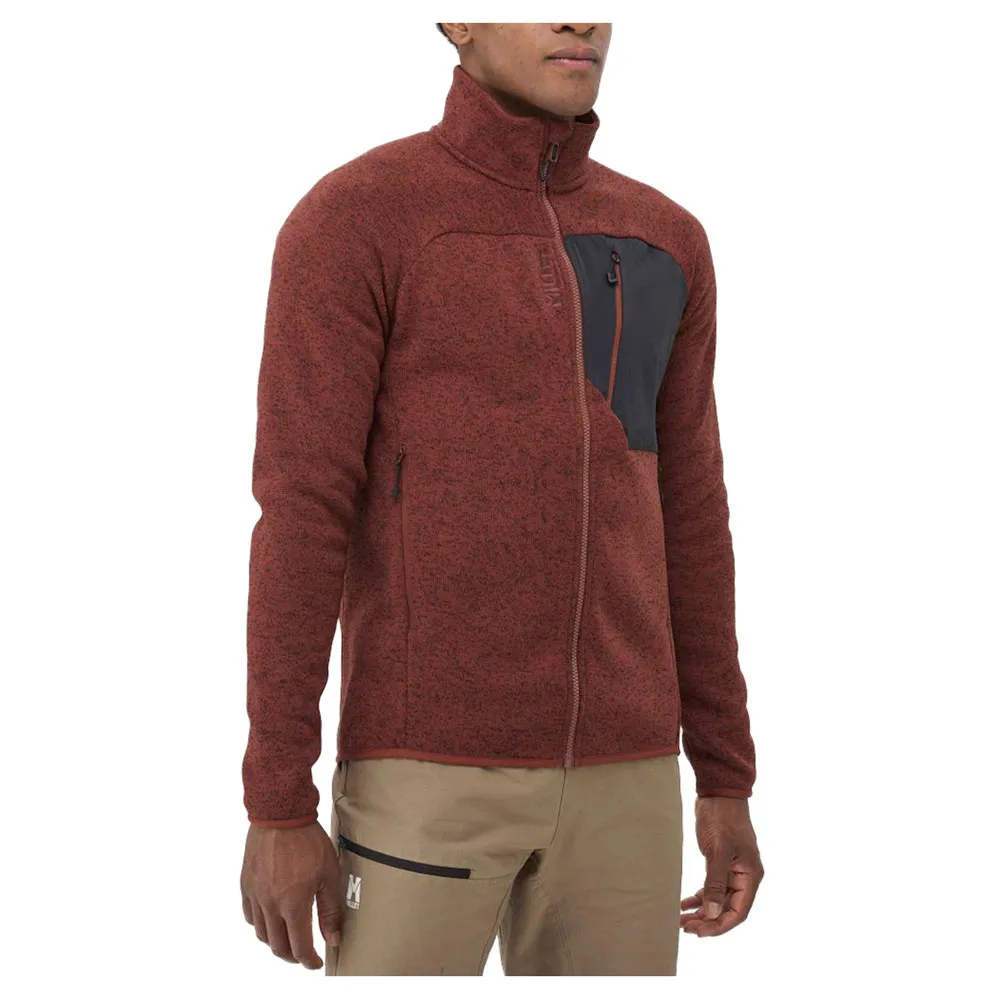 

Флис Millet Tribeni full zip, коричневый