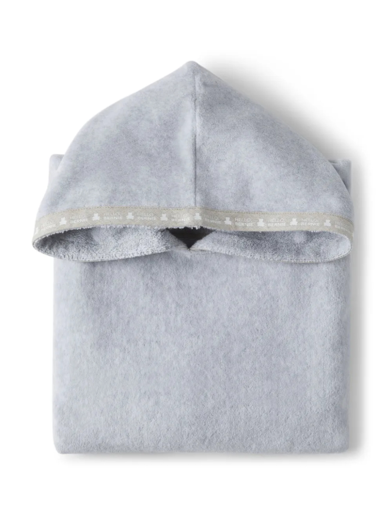 

Толстовка Brunello Cucinelli Kids пончо с логотипом, серый