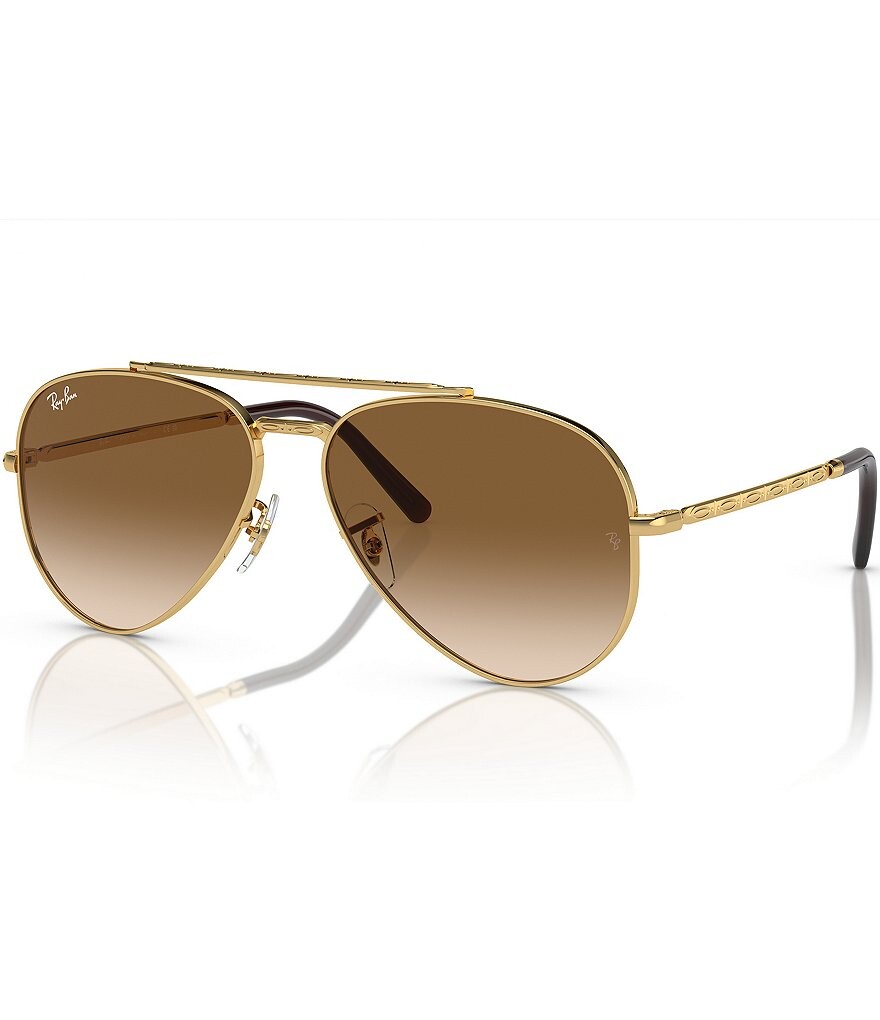 

Солнцезащитные очки-авиаторы Ray-Ban унисекс RB362562-Y 62 мм, золотой