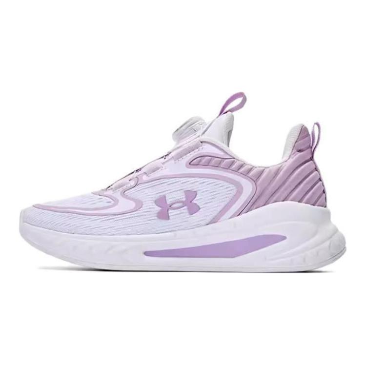 

Under Armour Низкие детские кроссовки для бега, белые, фиолетовые, детские
