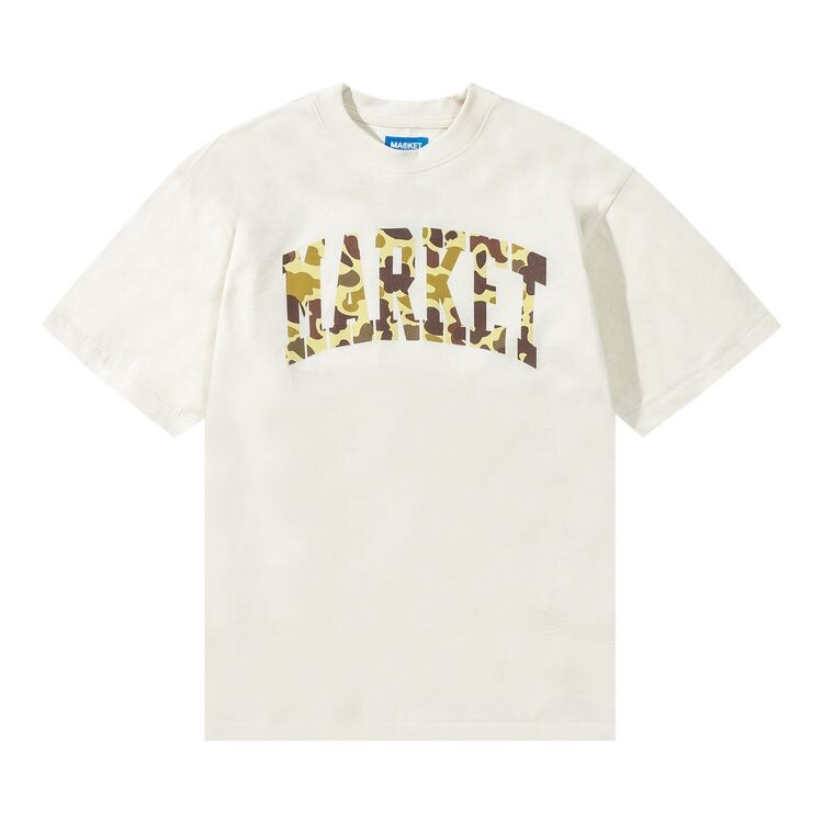 

Футболка Market Duck Camo Arc T-Shirt Ecru, кремовый