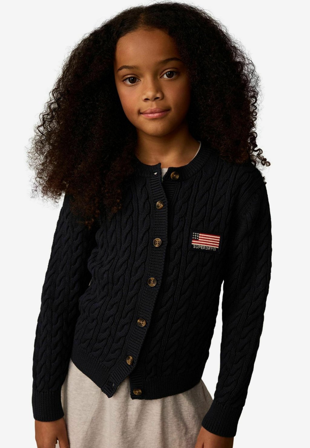 

Кардиган REGULAR FIT Superdry, синий