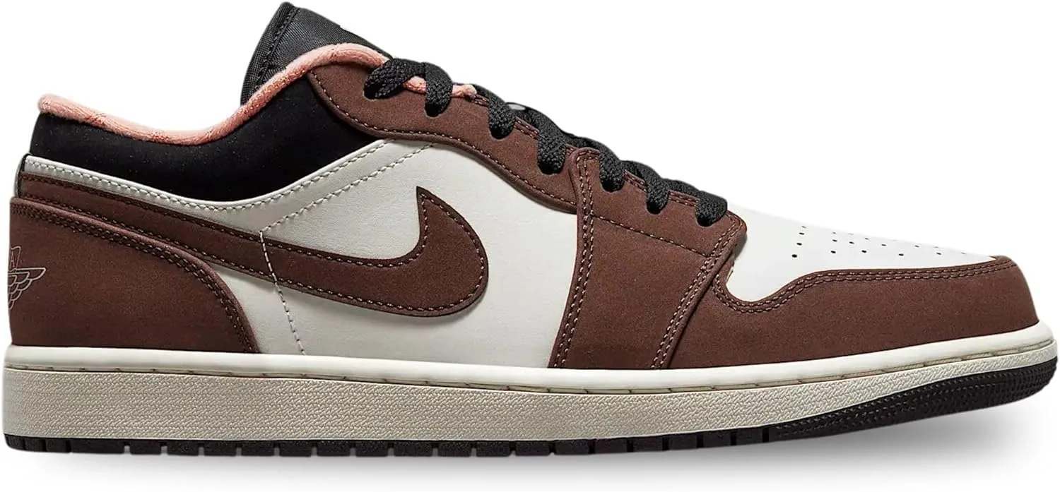 Мужские баскетбольные кроссовки Nike Air Jordan 1 Low, белый/черный — фото 2
