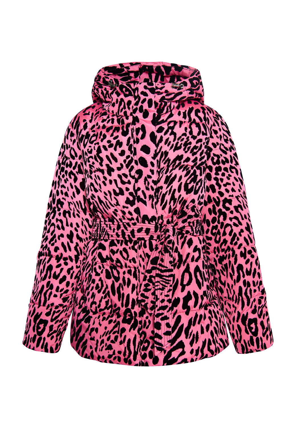 

Пуховик faina Steppjacke Mit Leo Print, розовый