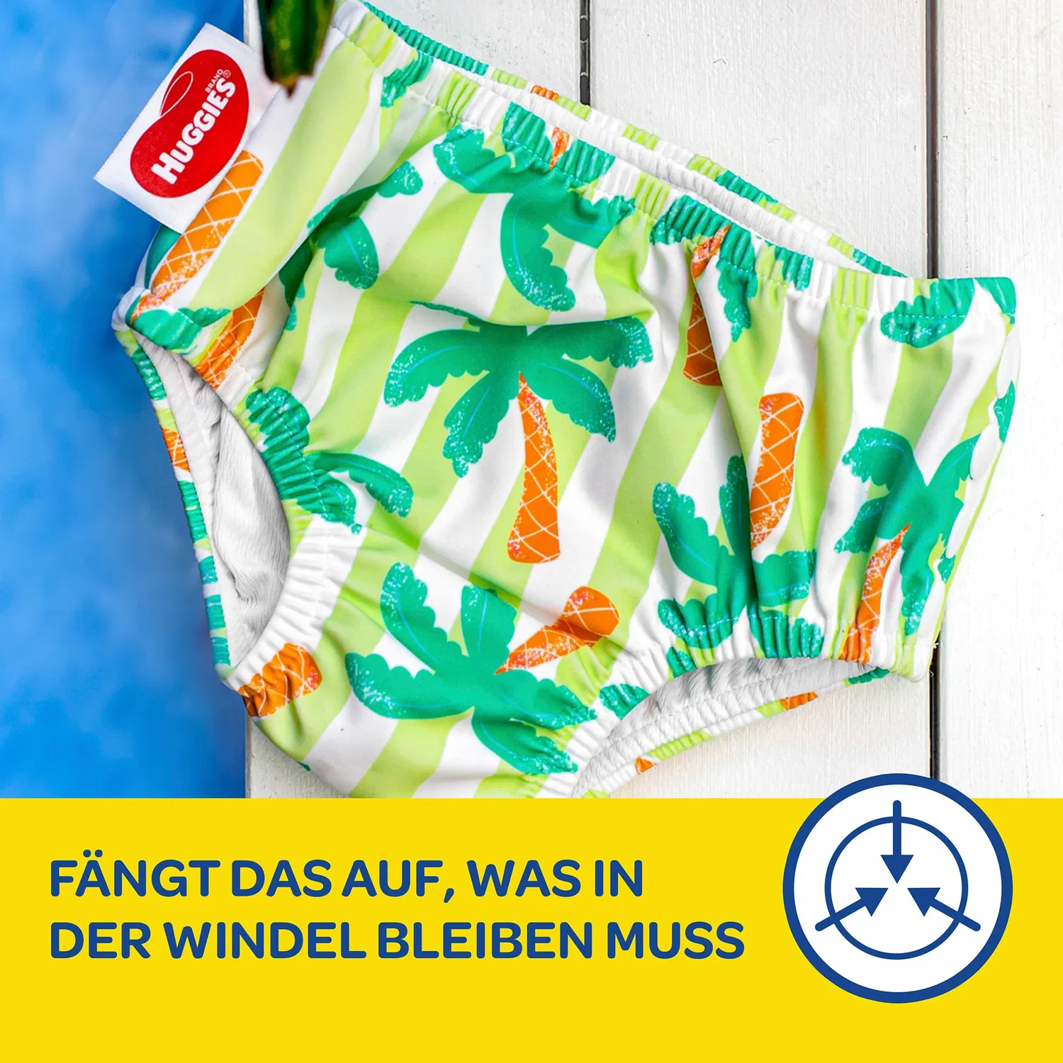 Многоразовые подгузники для плавания, Tropical, Huggies Little Swimmers — фото 4