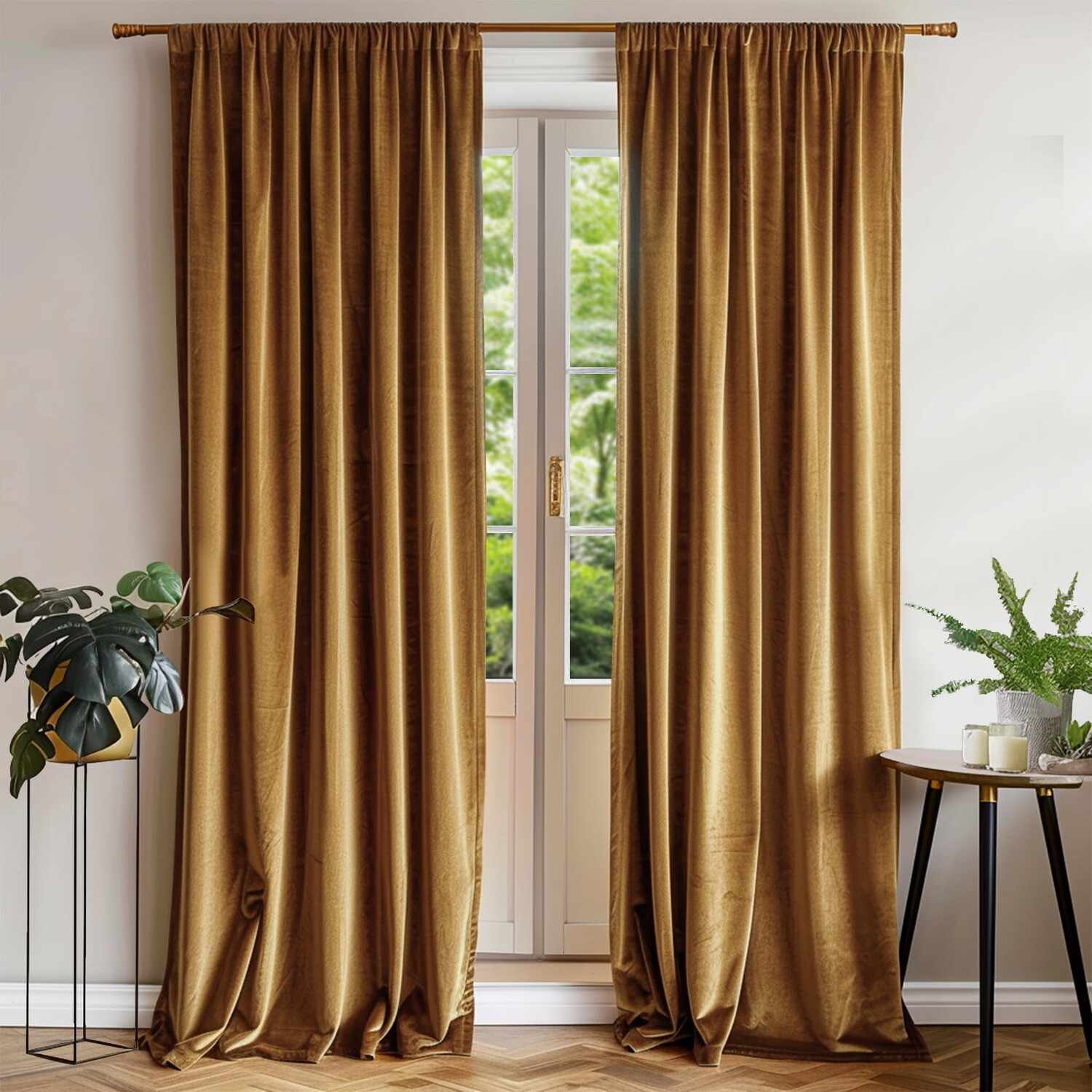 

Шторы плотные Glod Brown Curtainking, коричневый