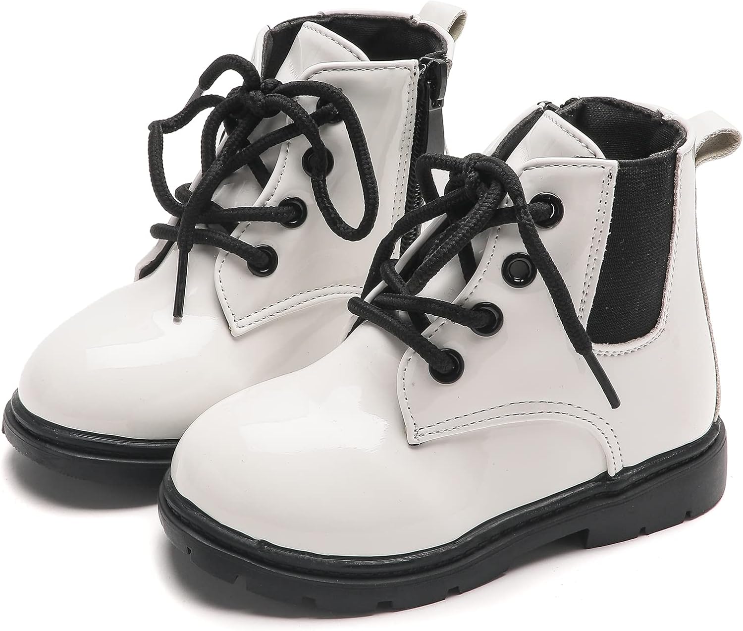 

Детские ботинки на молнии Komfyea для мальчиков и девочек (для малышей и детей младшего возраста), White