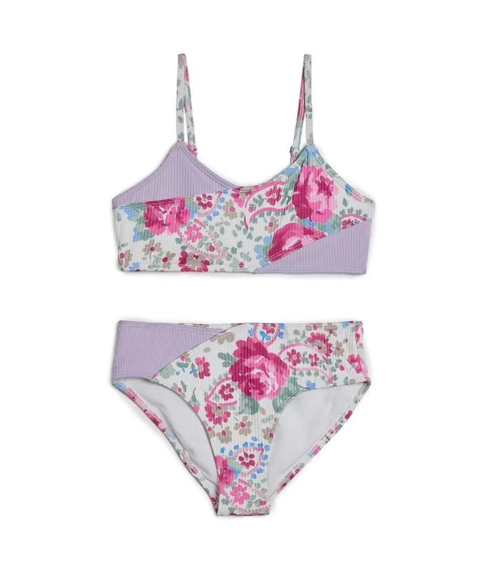 Купальник двухчастный cross wrap Abercrombie Kids, Orchid Petal