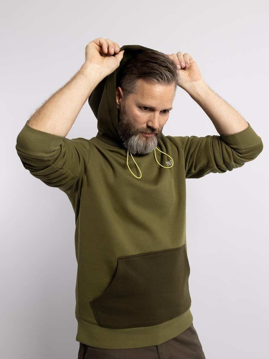 

Толстовка FORSBERG Hoodie mit reflektierendem Logo, оливковый, Зеленый, Толстовка FORSBERG Hoodie mit reflektierendem Logo, оливковый