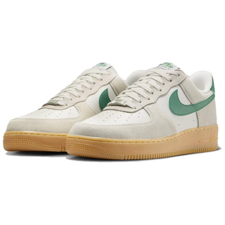 Nike Air Force 1 Low '07 LV8 Phantom Malachite Gum, Бежево-зелёный — фото 3