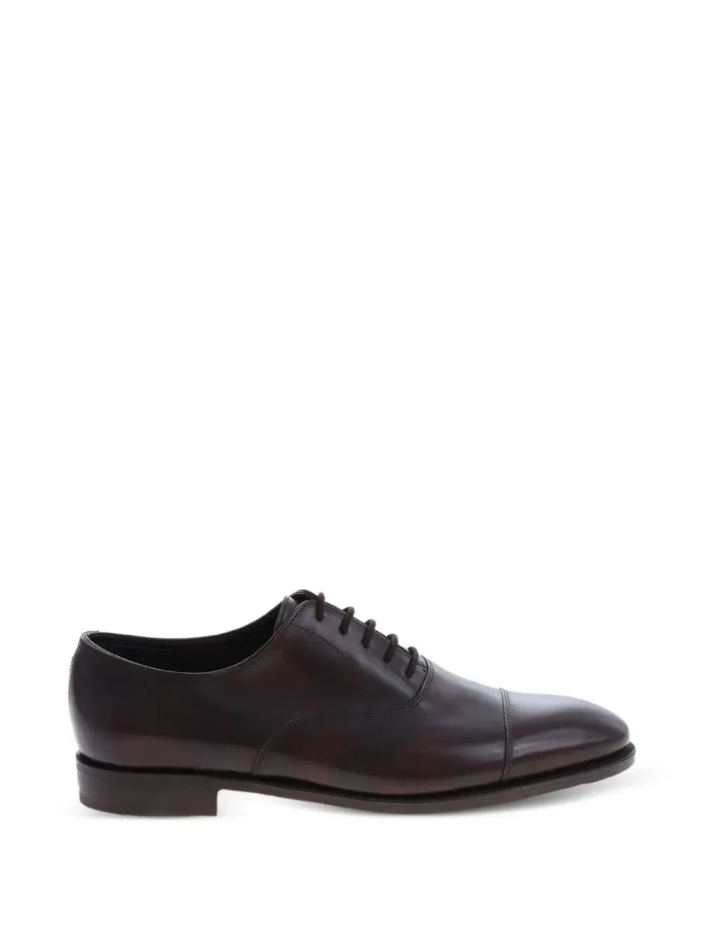 Оксфорды City II с закругленным носком John Lobb, коричневый