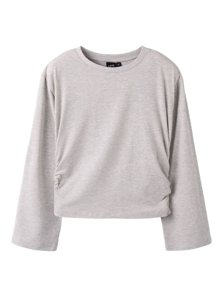 

Name it Топ с длинными рукавами, светло-серый меланж