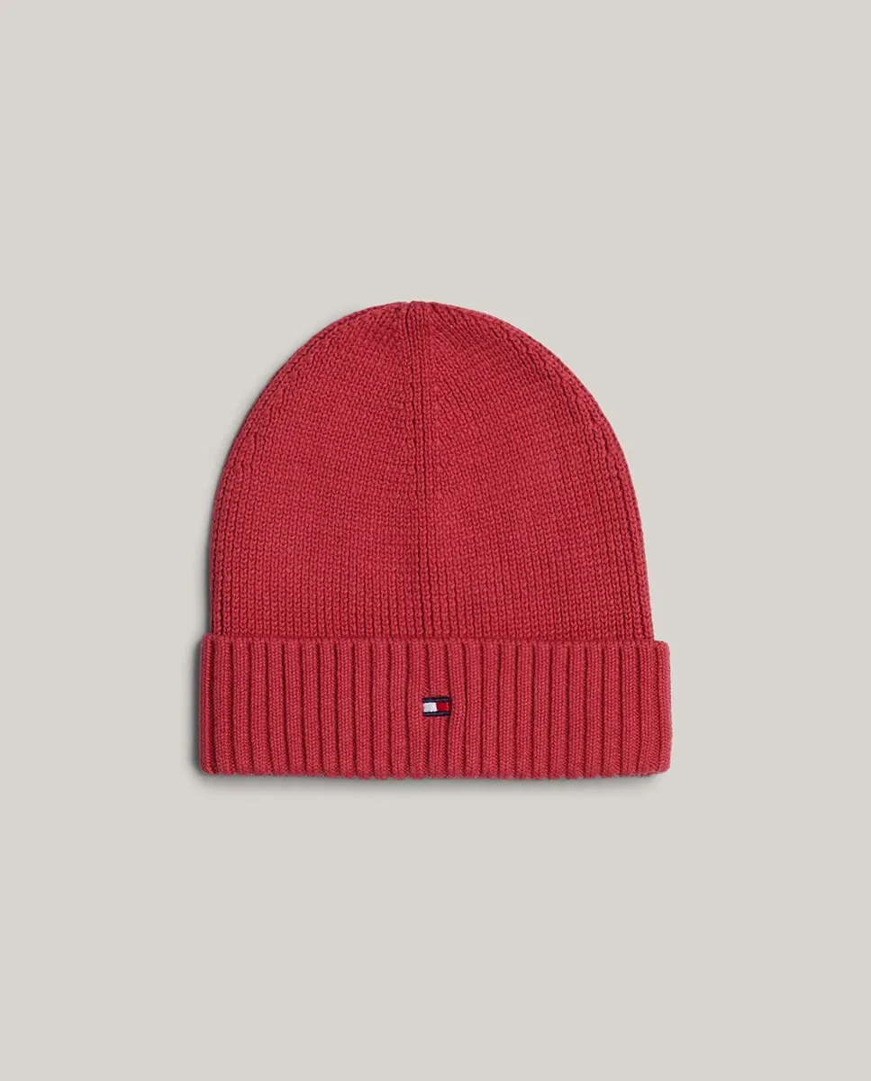 

Вязаная шапка для девочки с логотипом Tommy Hilfiger, розовый