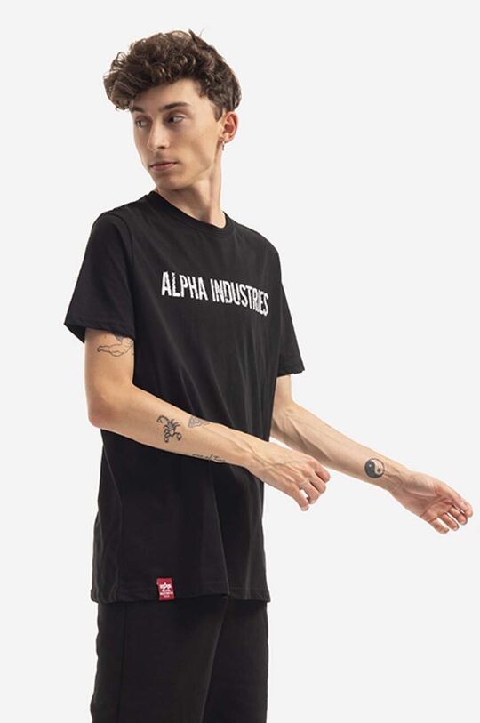 

Хлопковая футболка RBF Moto Alpha Industries, черный
