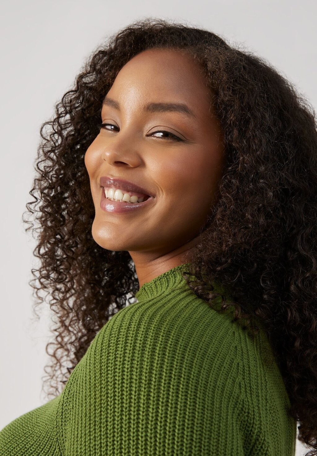 

Джемпер LANGARM RUNDHALS Samoon, зеленый