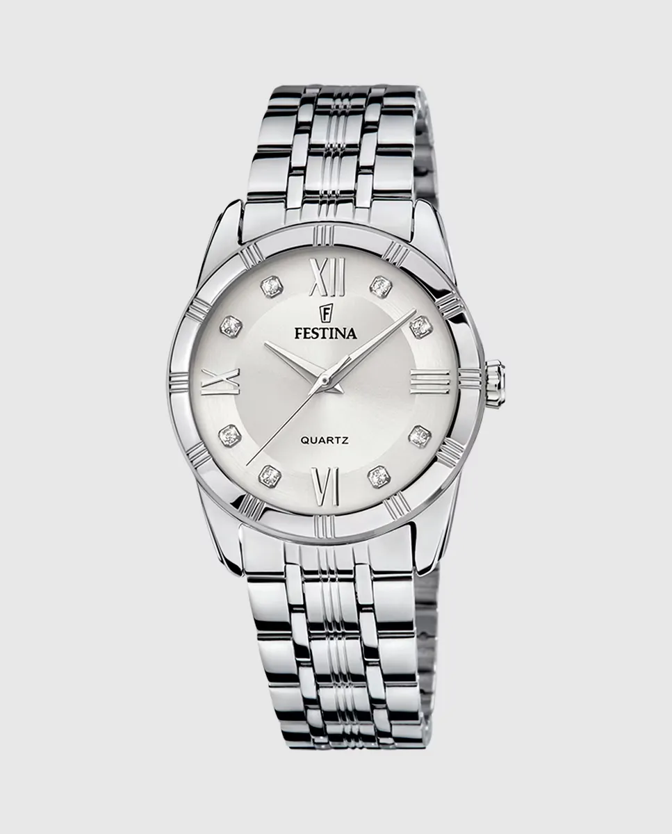 

F16940/A Женские часы Mademoiselle из серебристой стали Festina, серебряный