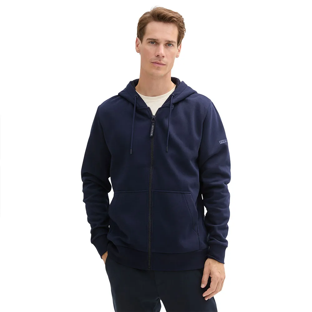 

Толстовка Tom Tailor Printed full zip, синий