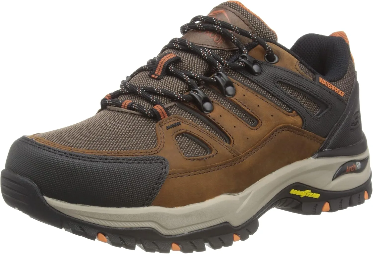 Мужские кроссовки Skechers Arch Fit Dawson Argosatrekking, темно-коричневый