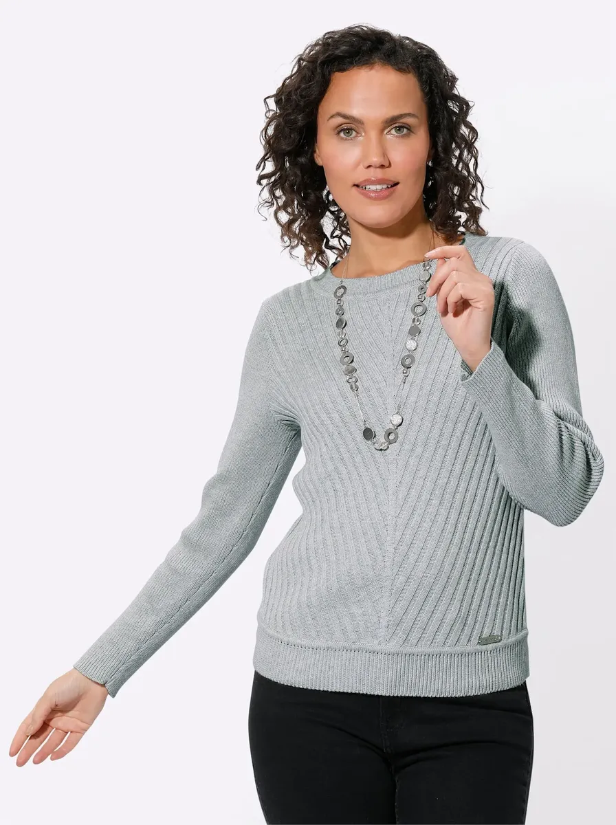 

Casual Looks Вязаный джемпер "Пуловер", цвет Hellgrau-Meliert
