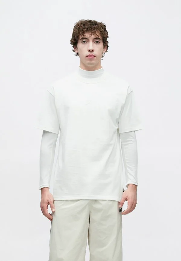 Футболка премиум-класса, базовая футболка Nike Sportswear, White — фото 4