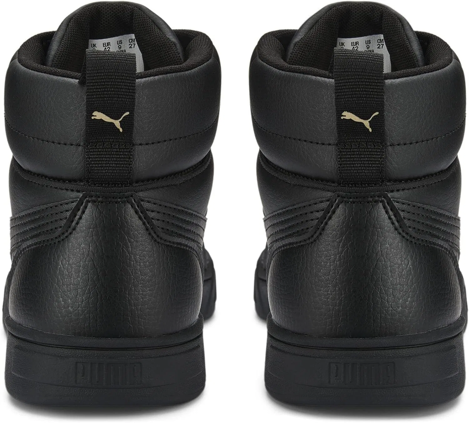 Детские кроссовки Puma Caven 2.0 Mid Trainers, Puma Black Puma Black Puma Team Gold Ebony — фото 2
