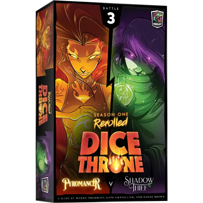 

Настольная игра Roxley Games Dice Throne: Season One - Pyromancer vs Shadow Thief