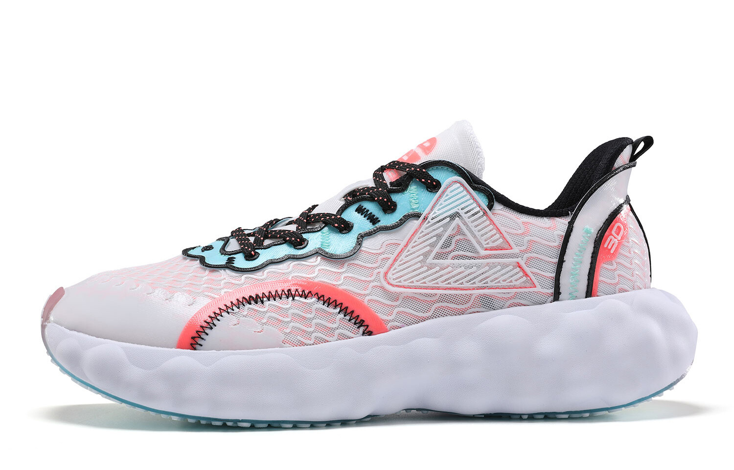 

PEAK State Pole Cloud Lifestyle Shoes Men Low-top Pink/white