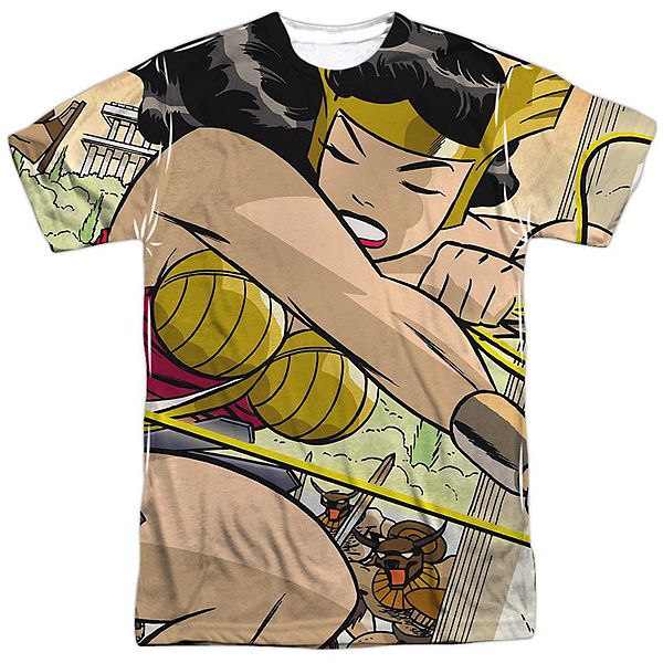 

Футболка adult poly crew justice league of america minotaur battle Licensed Character