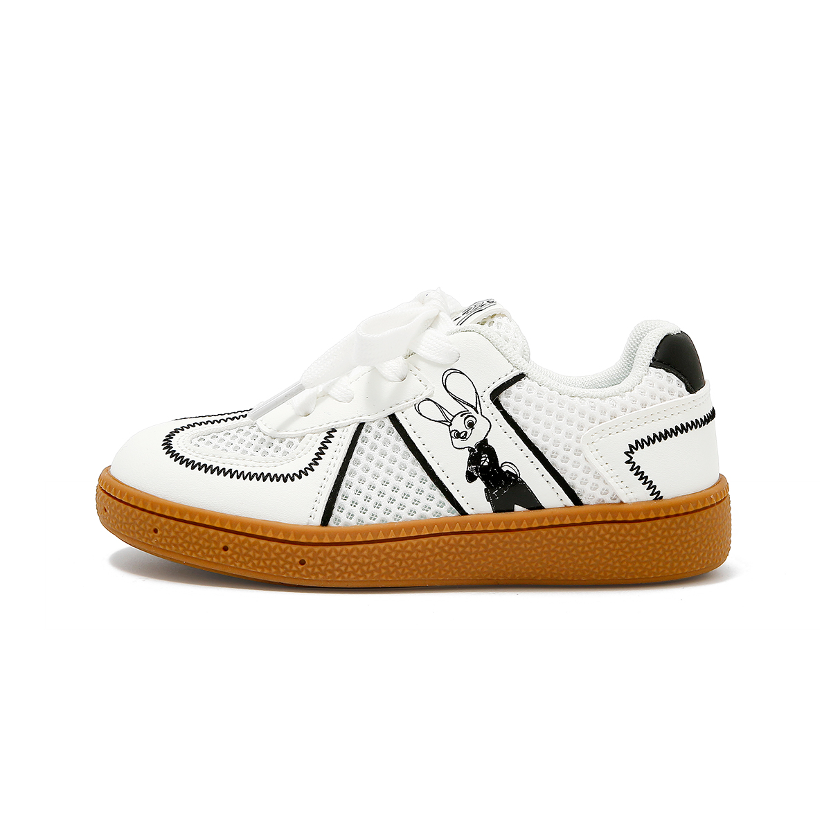 

Низкие повседневные кроссовки Zootopia с противоскользящей подошвой, устойчивые к истиранию и ударам, детские Disney, белый