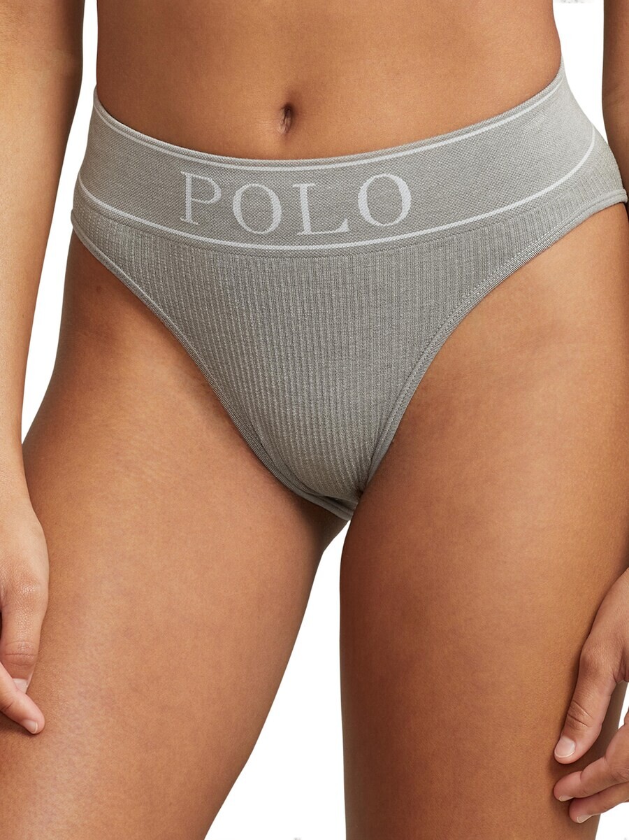 Трусики Polo Ralph Lauren Panty High Waist Brief, светло-серый — фото 2