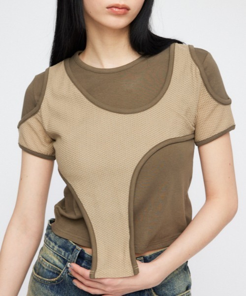 

Футболка, крой оверсайз, бренд Lagua Gem, цвет хаки